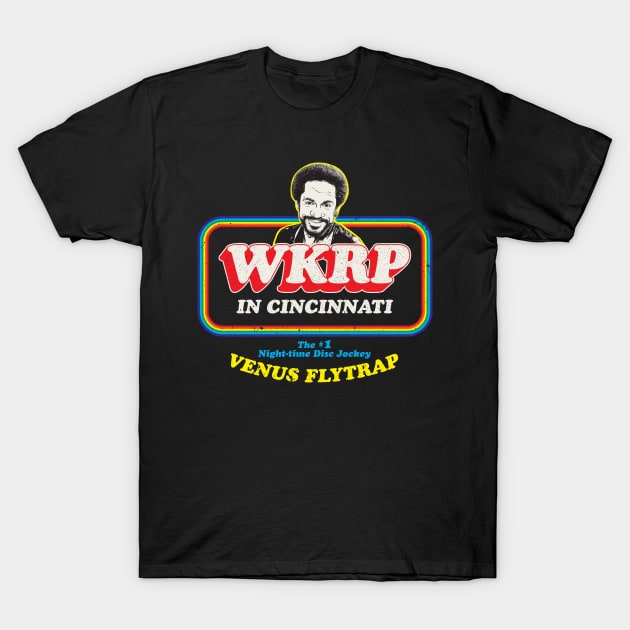 Venus Flytrap WKRP in Cincinnati T-Shirt by Alema Art
